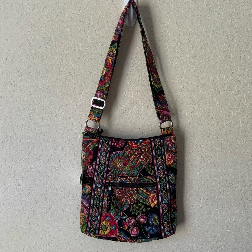 Vera Bradley | Women's Boho Floral Hipster Crossbody Bag Symphony In Hue NWT